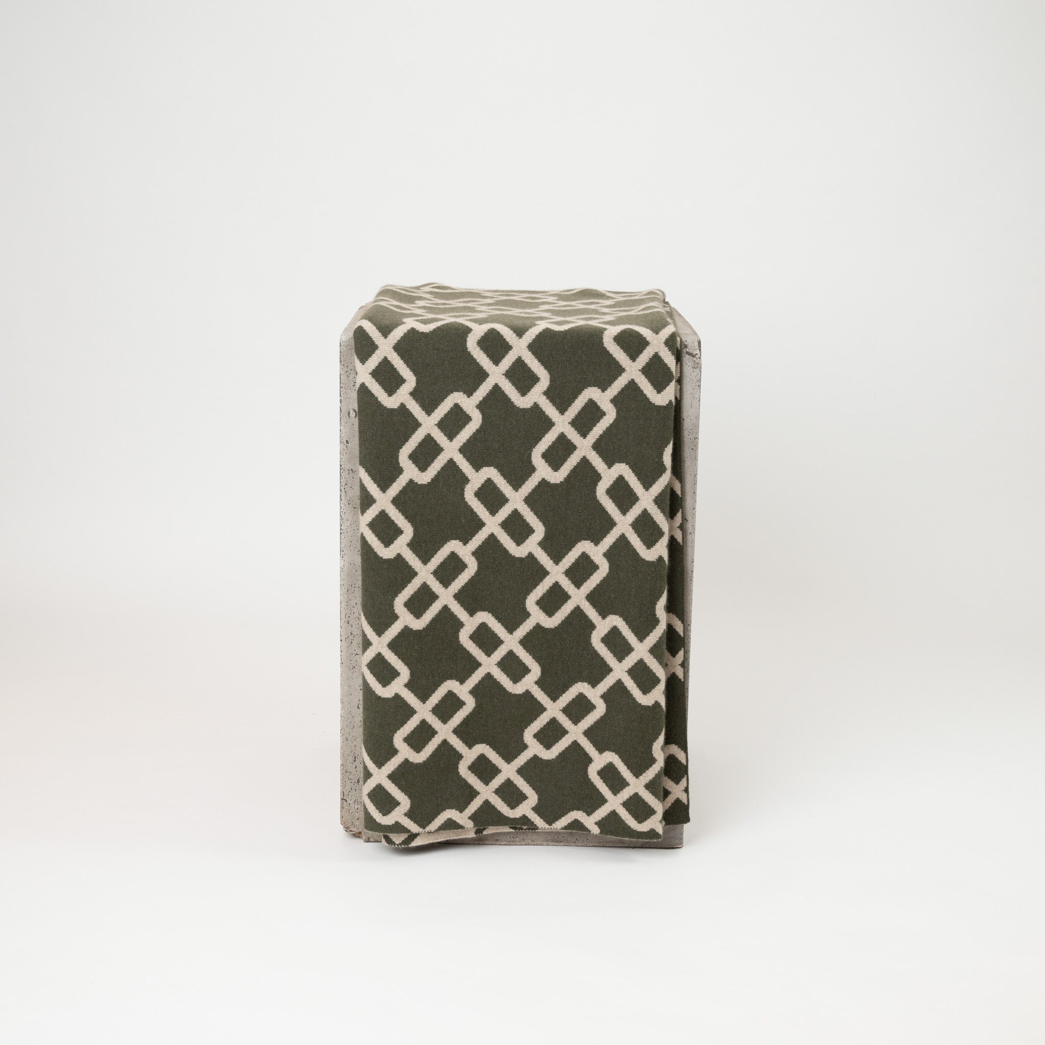The Hazaar Throw - Army Green & Latte