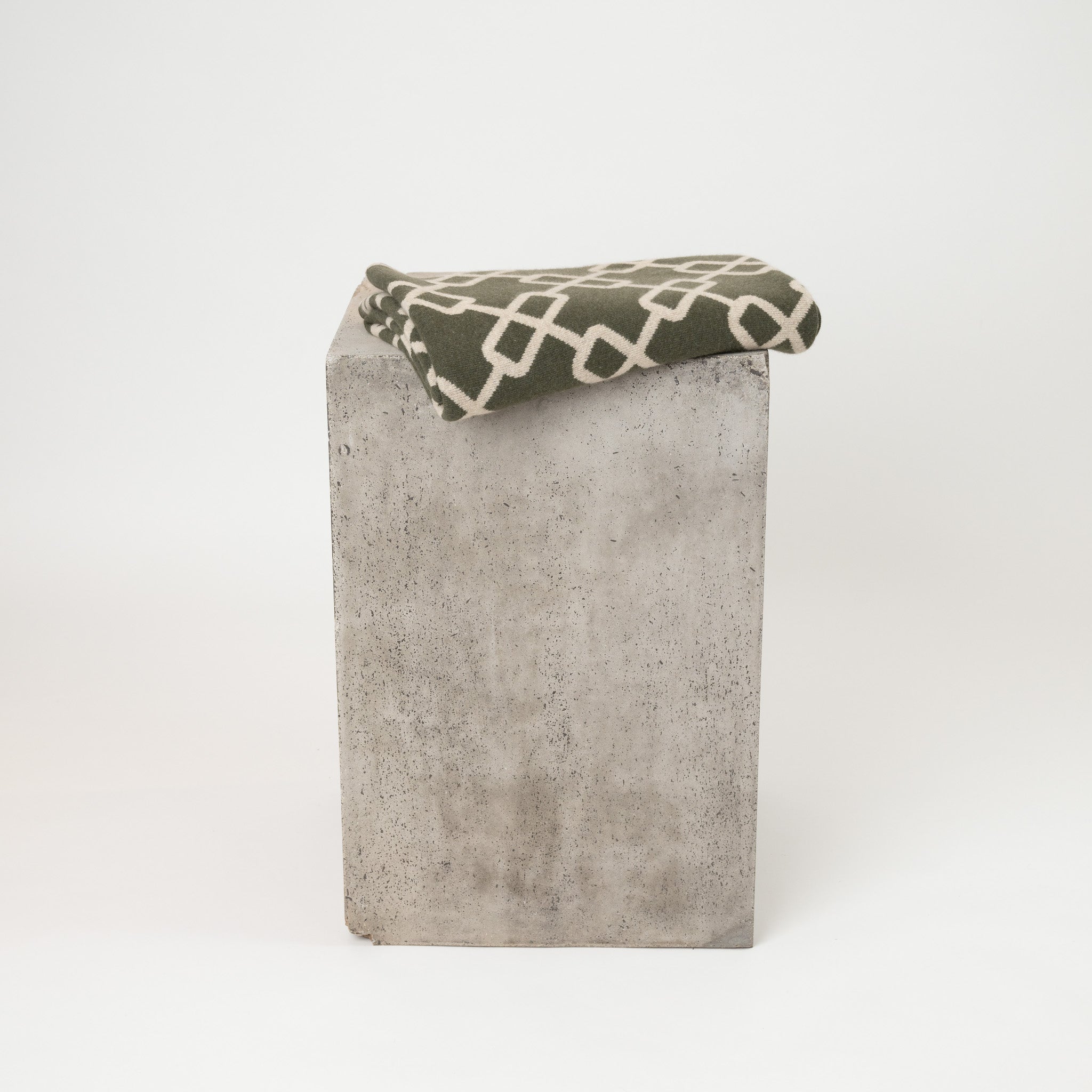 The Hazaar Throw - Army Green & Latte