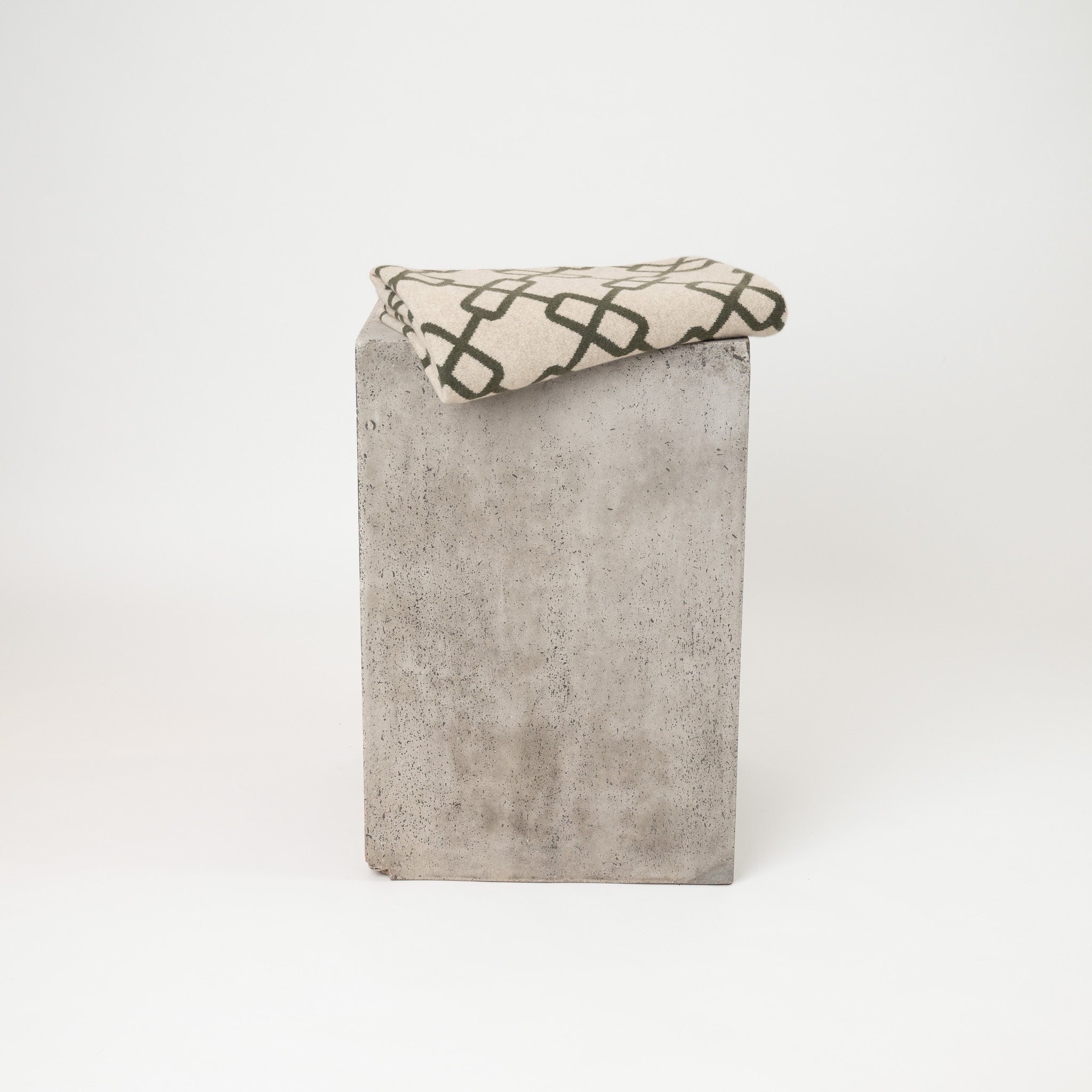 The Hazaar Throw - Army Green & Latte