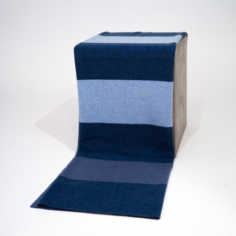 Color Field - Denim & Pale Blue on Dark Denim