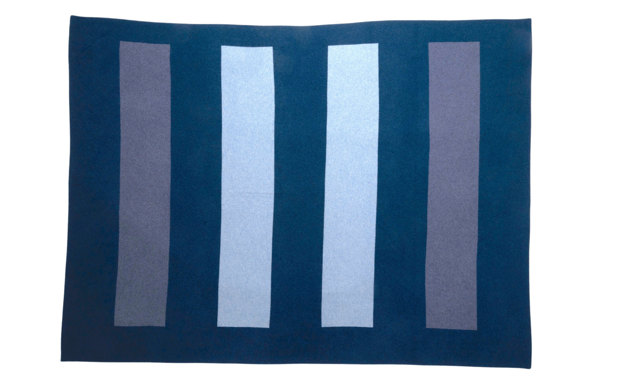 Color Field - Denim & Pale Blue on Dark Denim