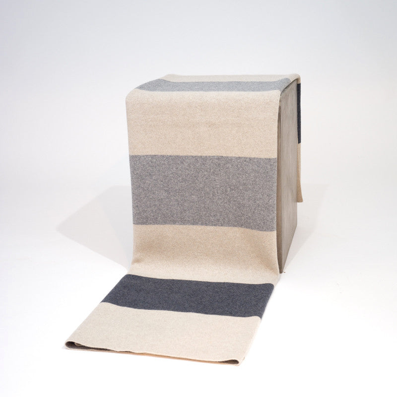 Color Field - Charcoal Grey & Stone Grey on Sand