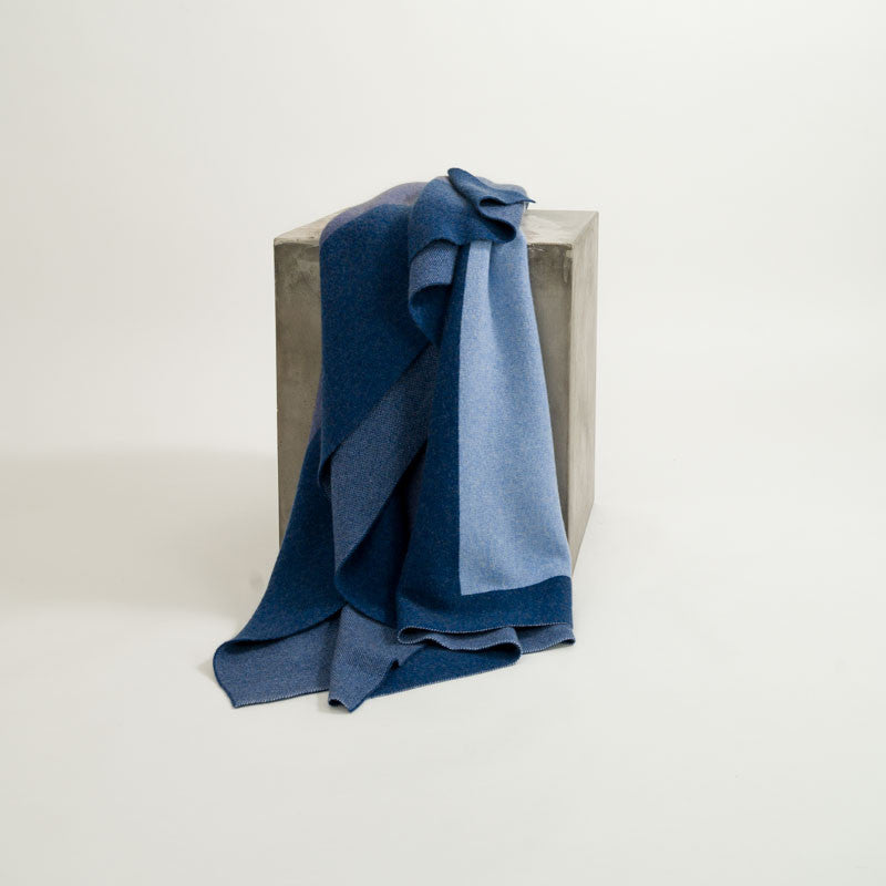 Color Field - Denim & Pale Blue on Dark Denim