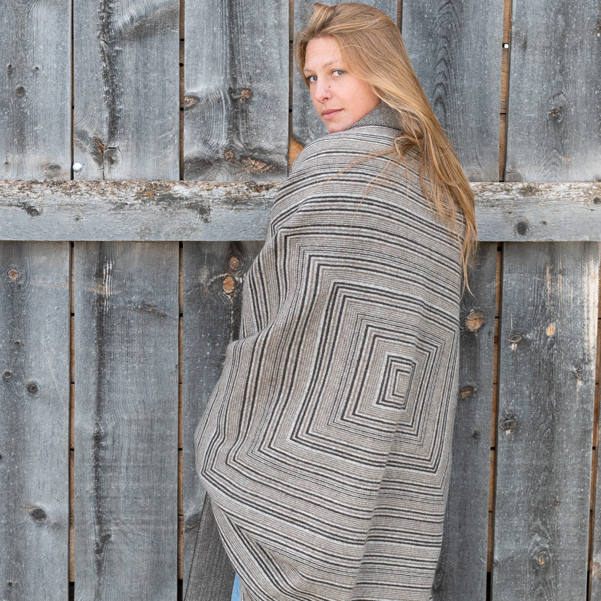 Jacquard Yak Down Knit