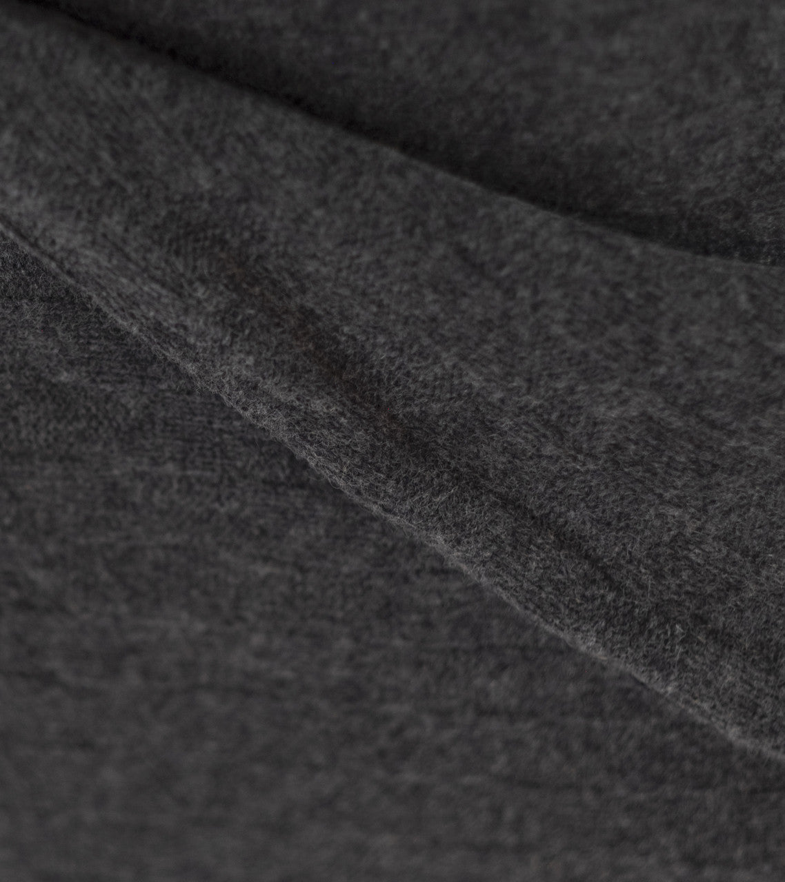 Organic Charcoal Voyager Cashmere Throw
