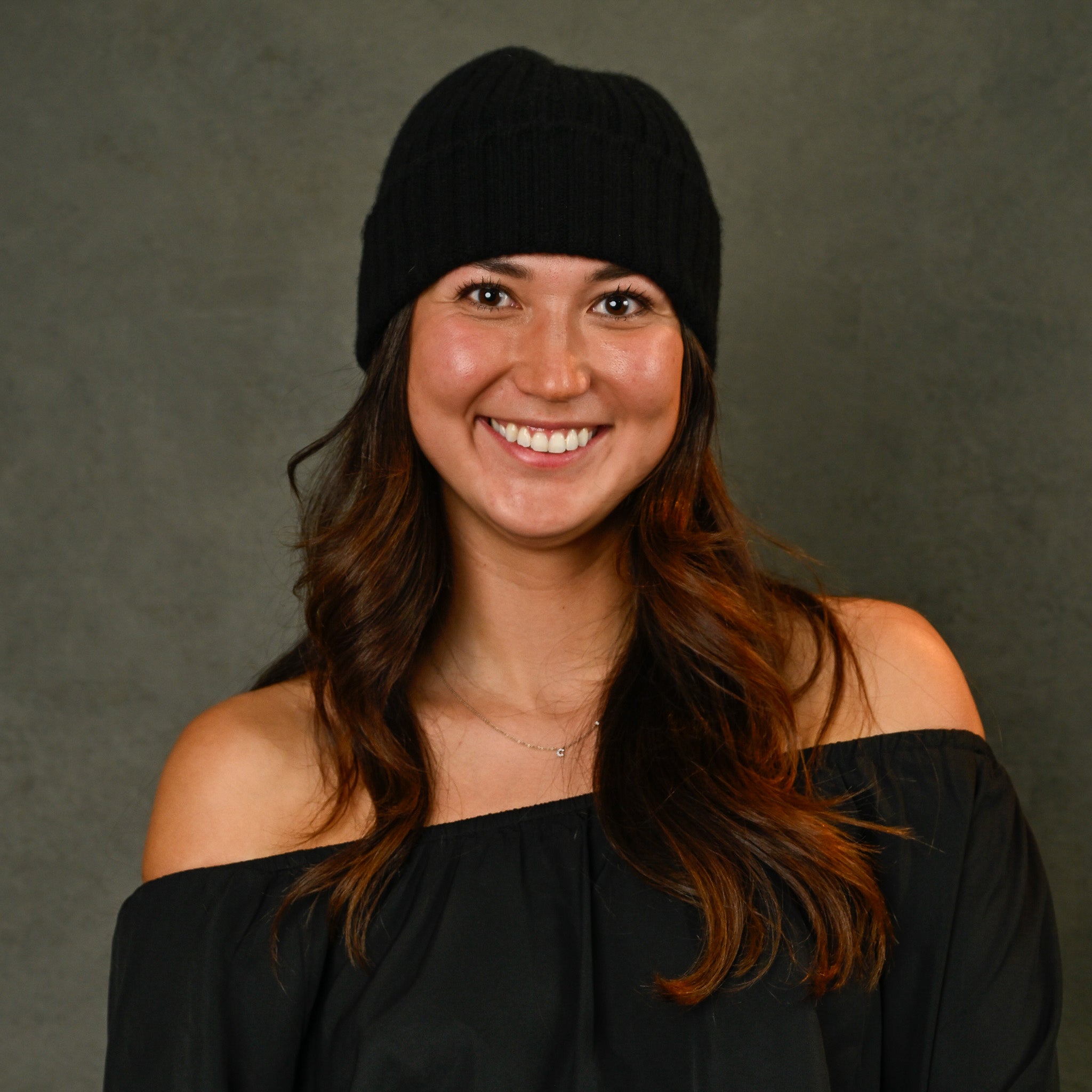 Classic Ribbed Cashmere Beanie