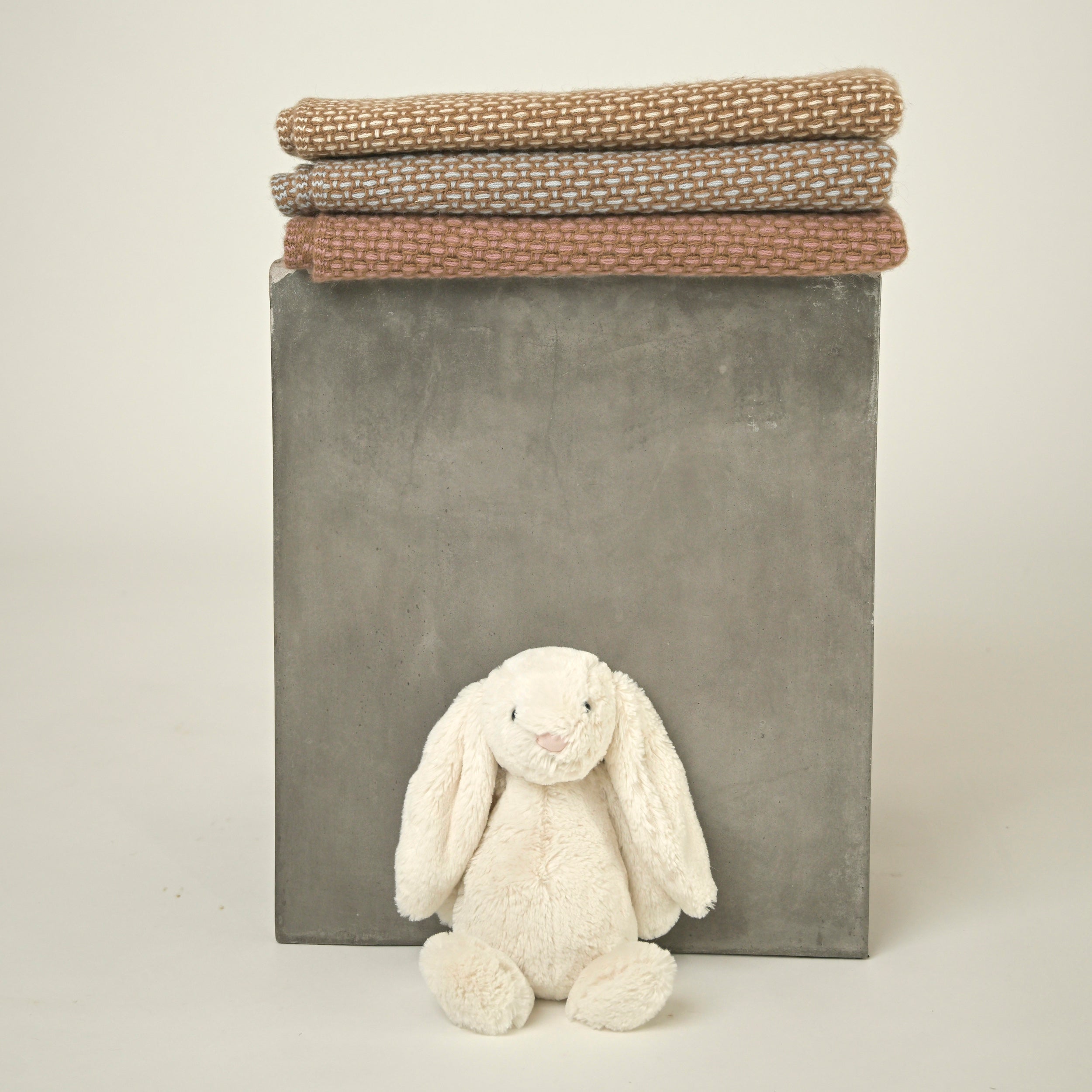 Taiga Baby Blanket - Cashmere Camel Blend