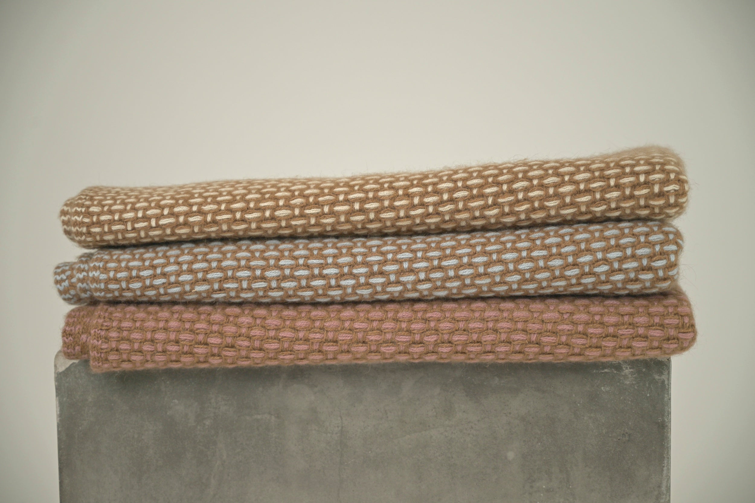 Taiga Baby Blanket - Cashmere Camel Blend