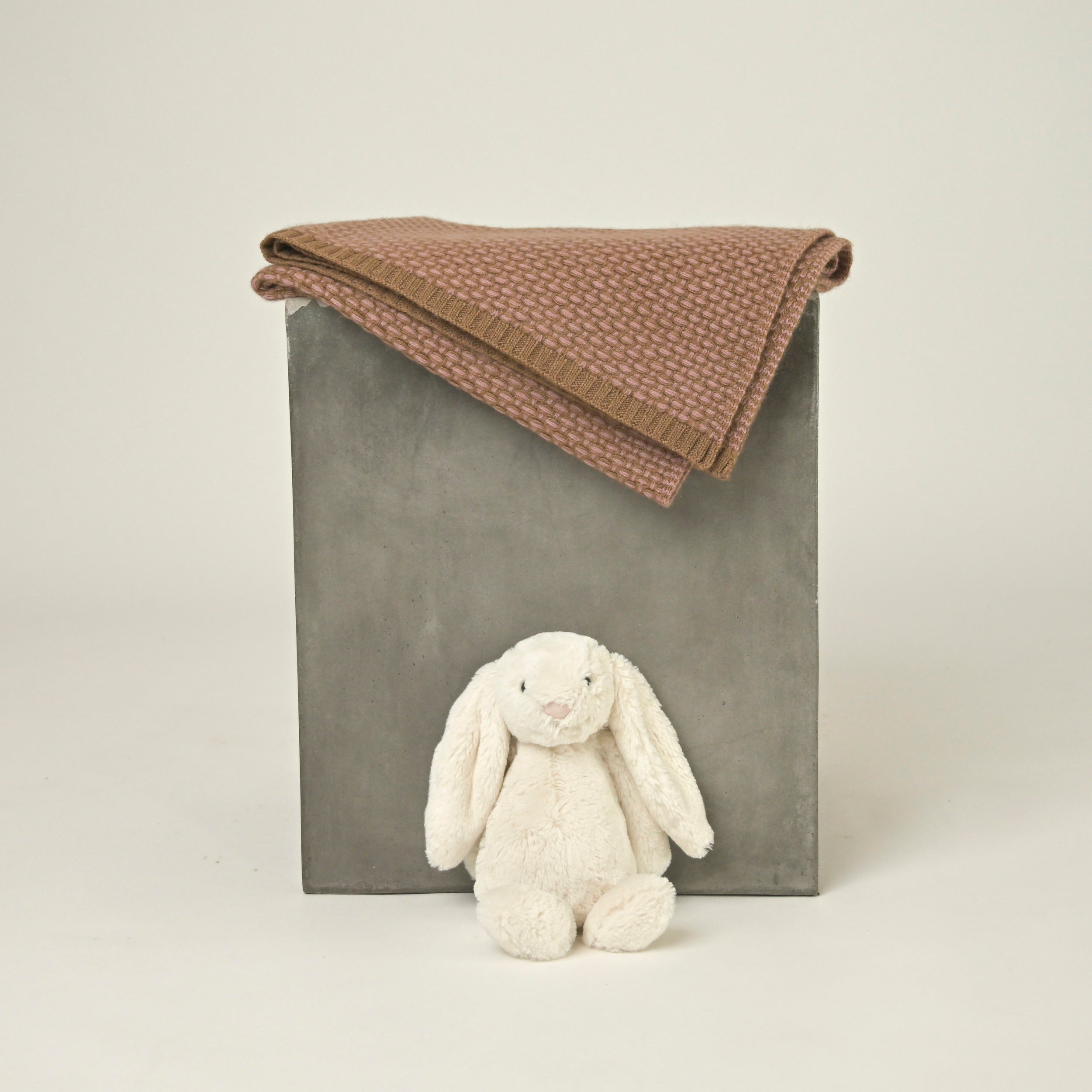 Taiga Baby Blanket - Cashmere Camel Blend