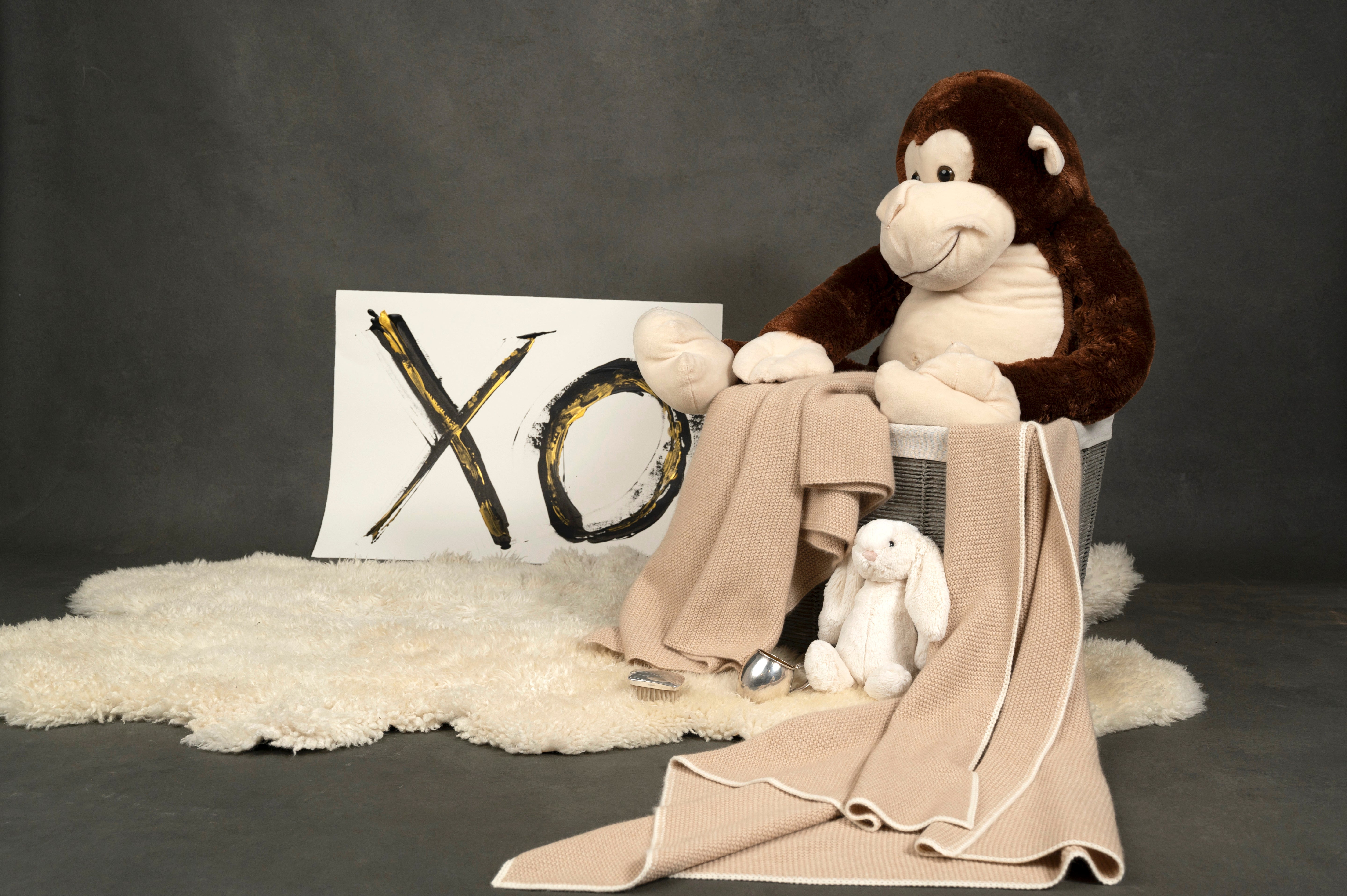 Our cashmere baby blankets are made from the finest hand-combed Mongolian cashmere to keep you baby warm and cozy.  