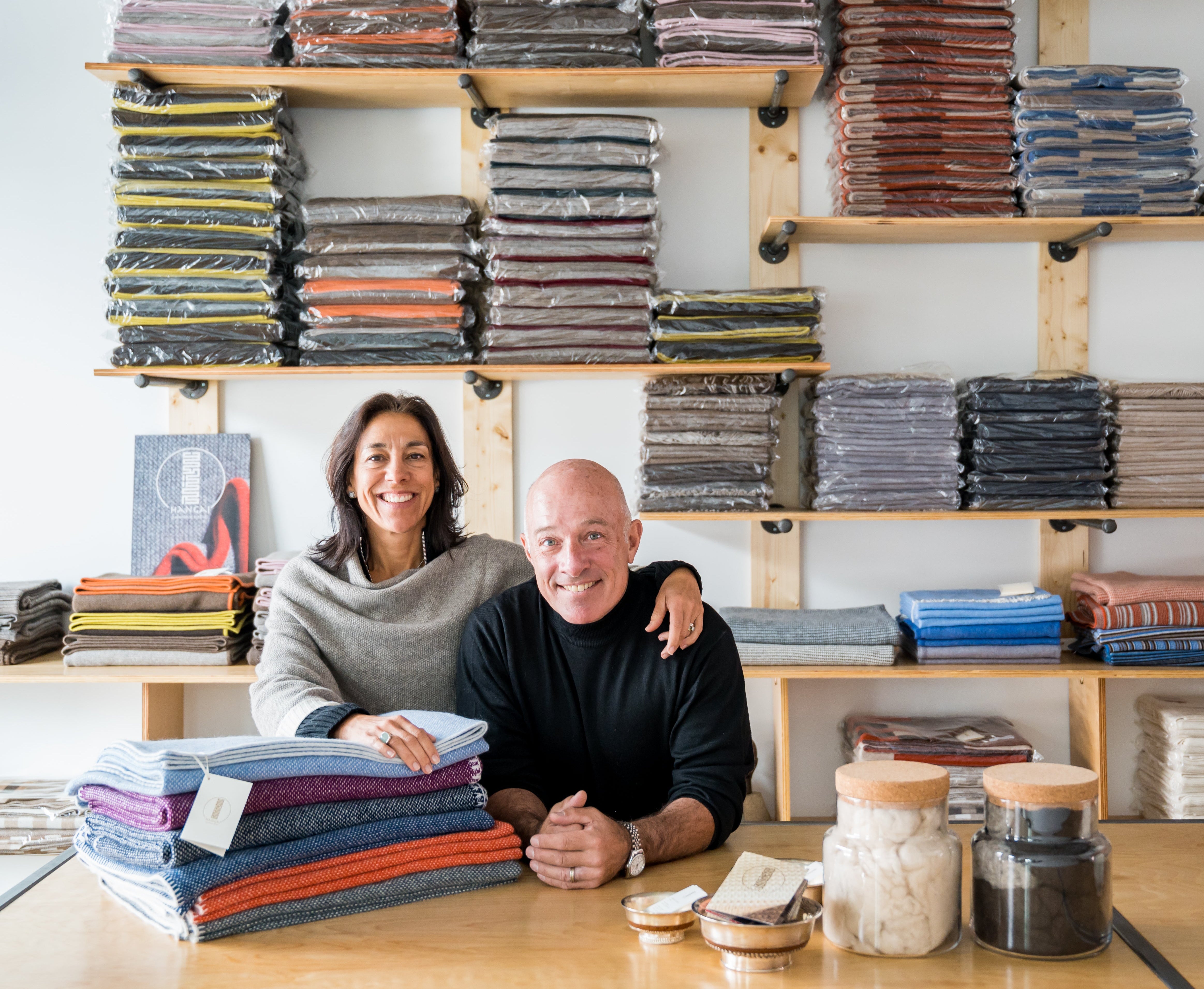 Hangai Mountain Textiles’ co-owner’s vision shapes every collection.